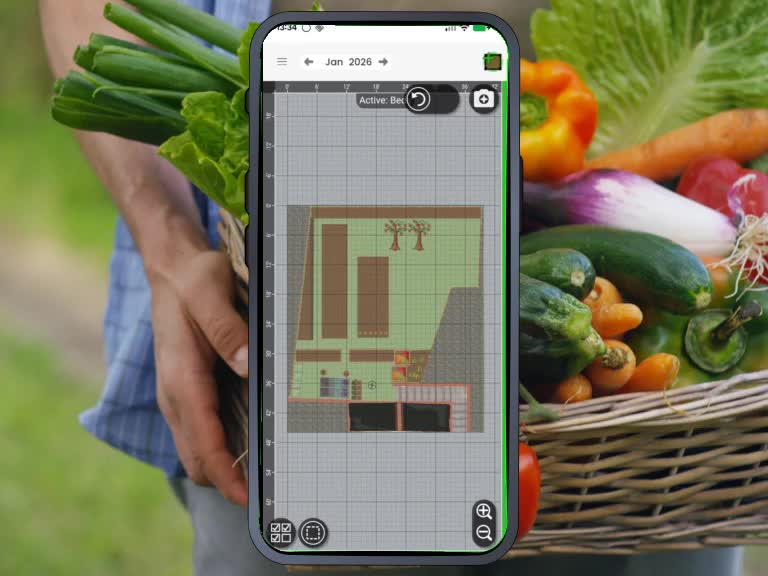 Accurate garden measurements in VegPlotter