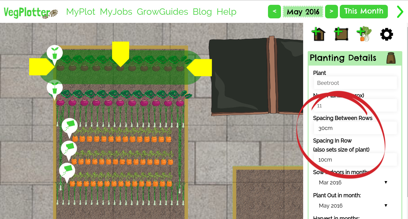 We've listened to feedback and have made a number of changes to our Free Allotment Planning Software